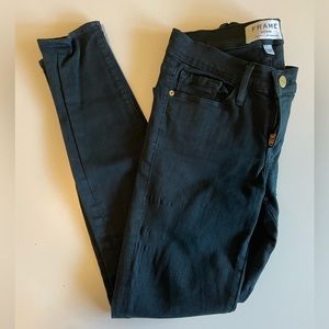 Frame - Le Skinny de Jeanne dark green jeans size 23